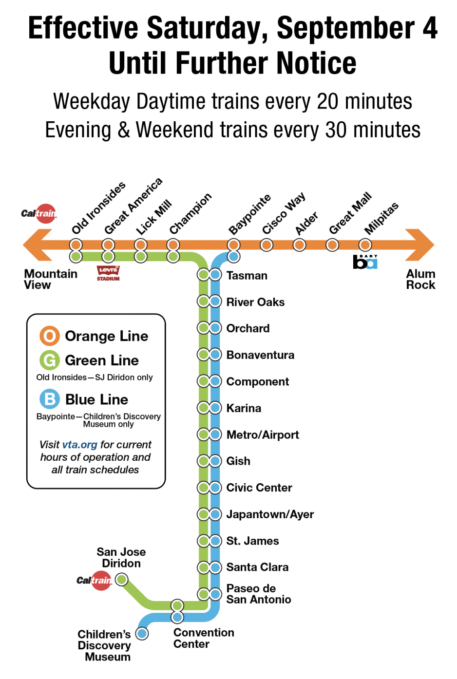 September 4 service map