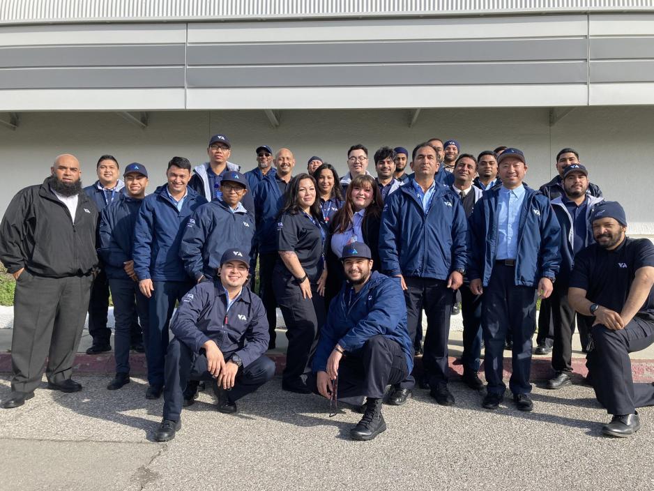 graduating class of VTA bus operators