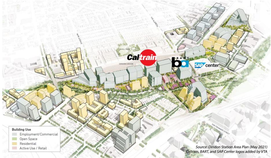 Diridon Station Map