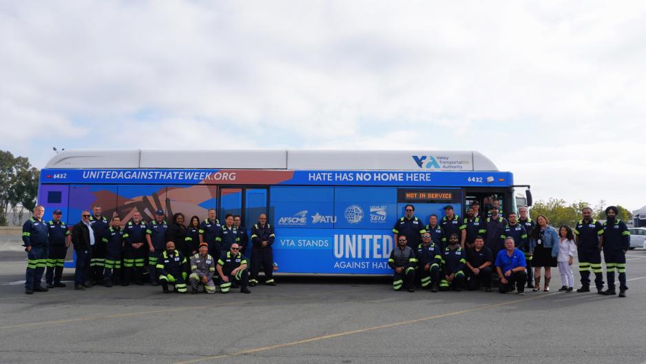 VTA Mechanics Stand United Against Hate